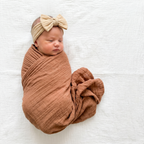 Muslin Swaddle in Brown