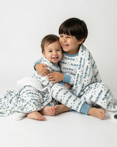 Personalized Baby Pajama Set in Big Brother