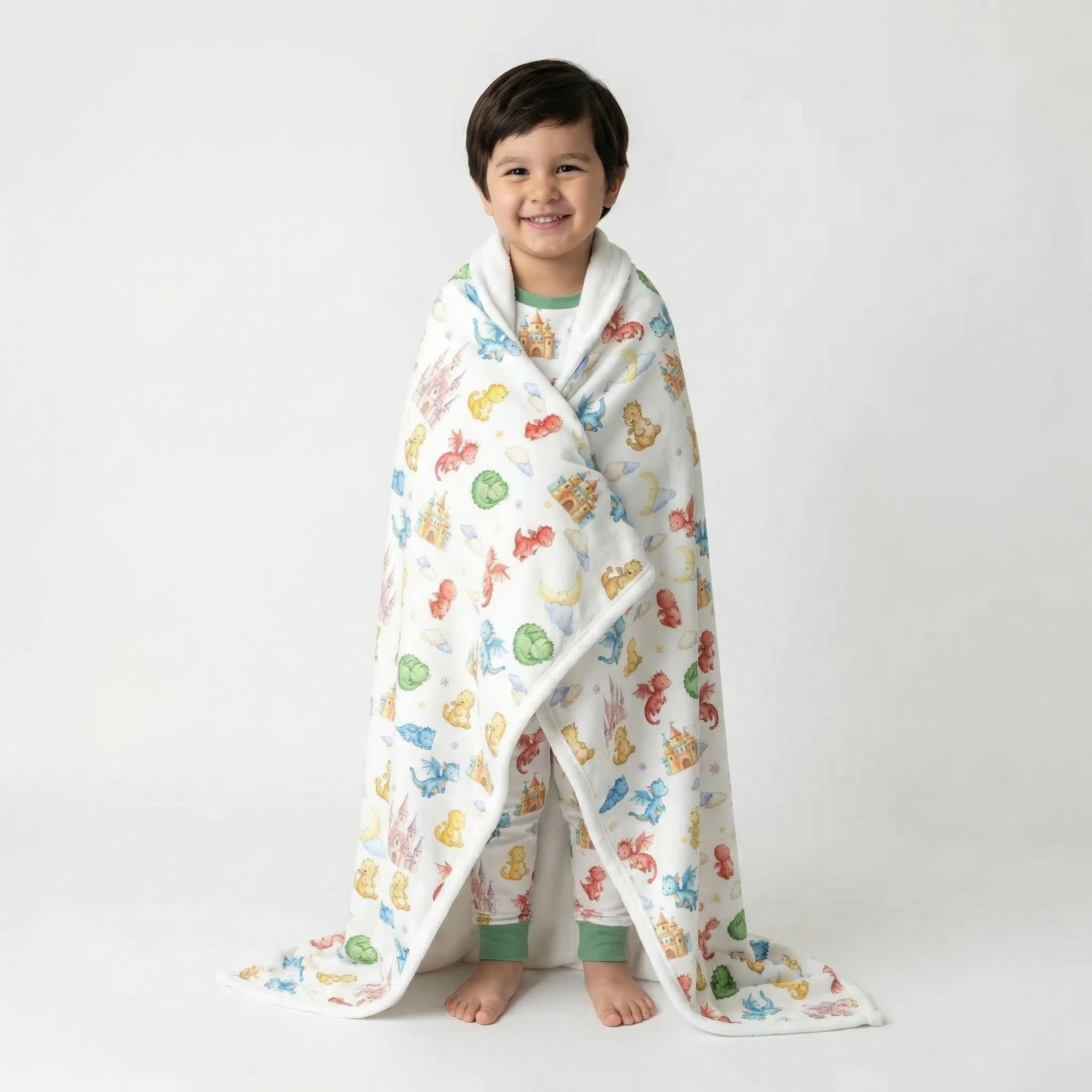Personalized Blanket in Dragon Kingdom
