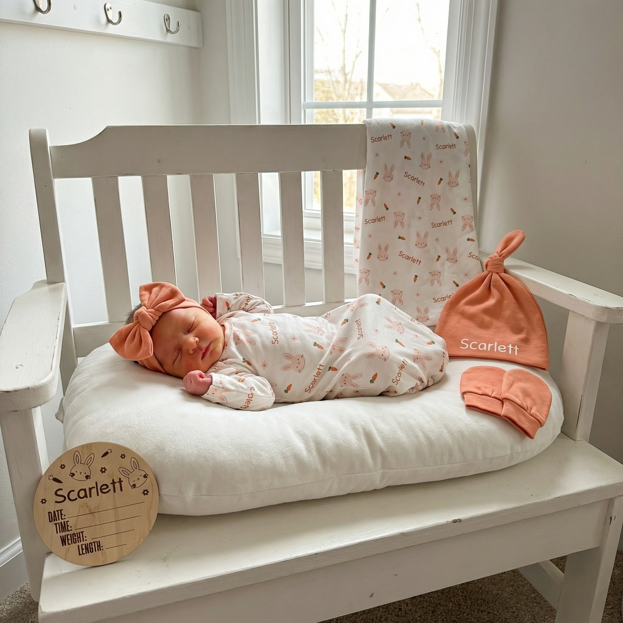 Personalized Sleep Gown in Tiny