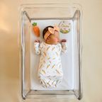 Personalized Sleep Gown in Carrot