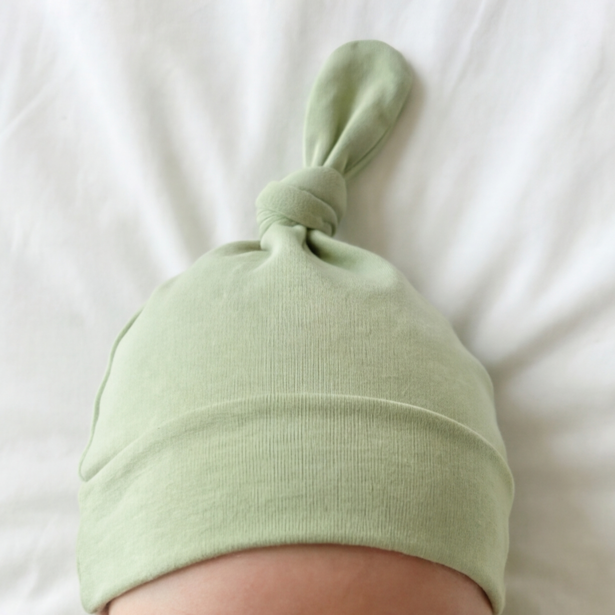 Sleep Gown with Hat Set in Mint Sage