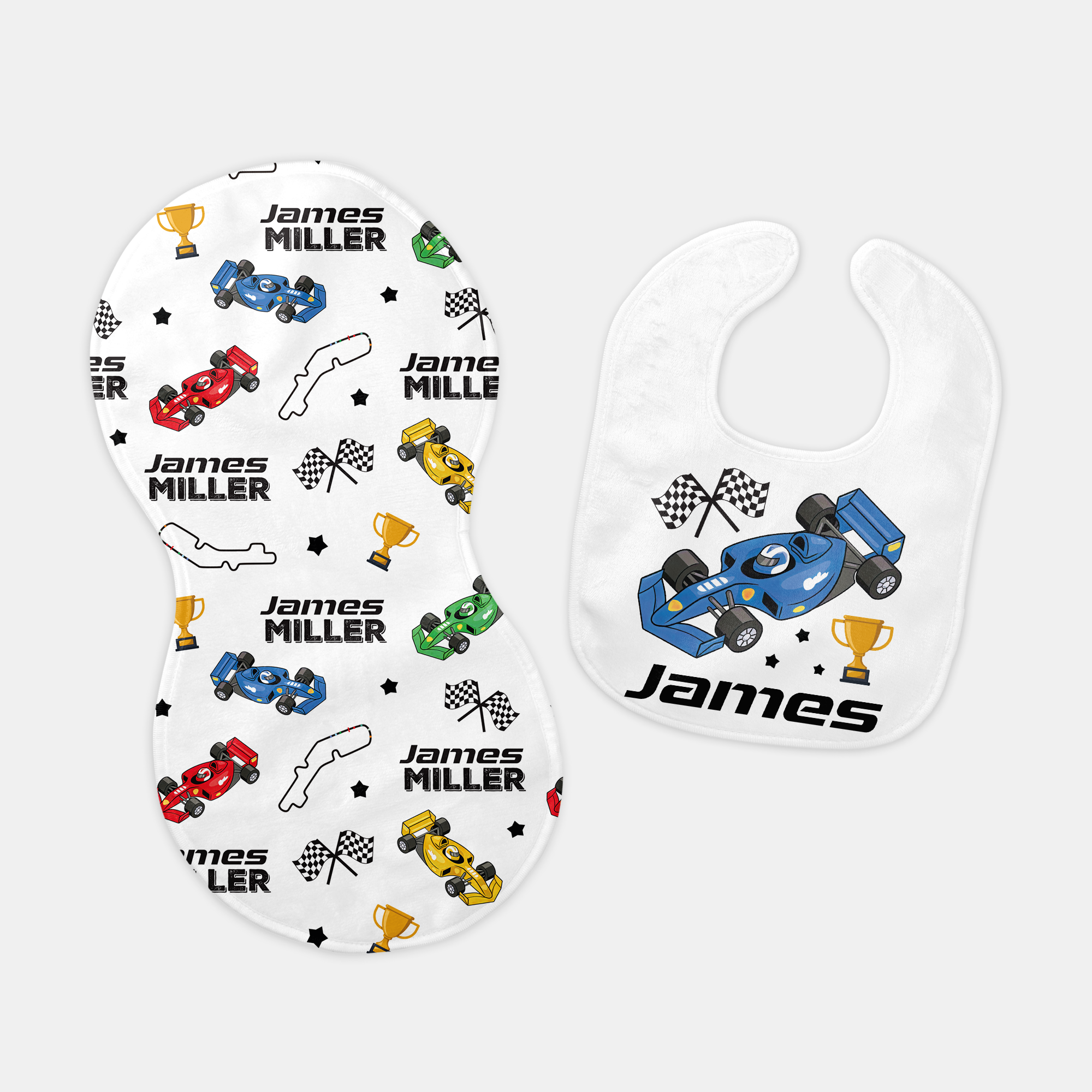 Personalized Bib in Pit Crew