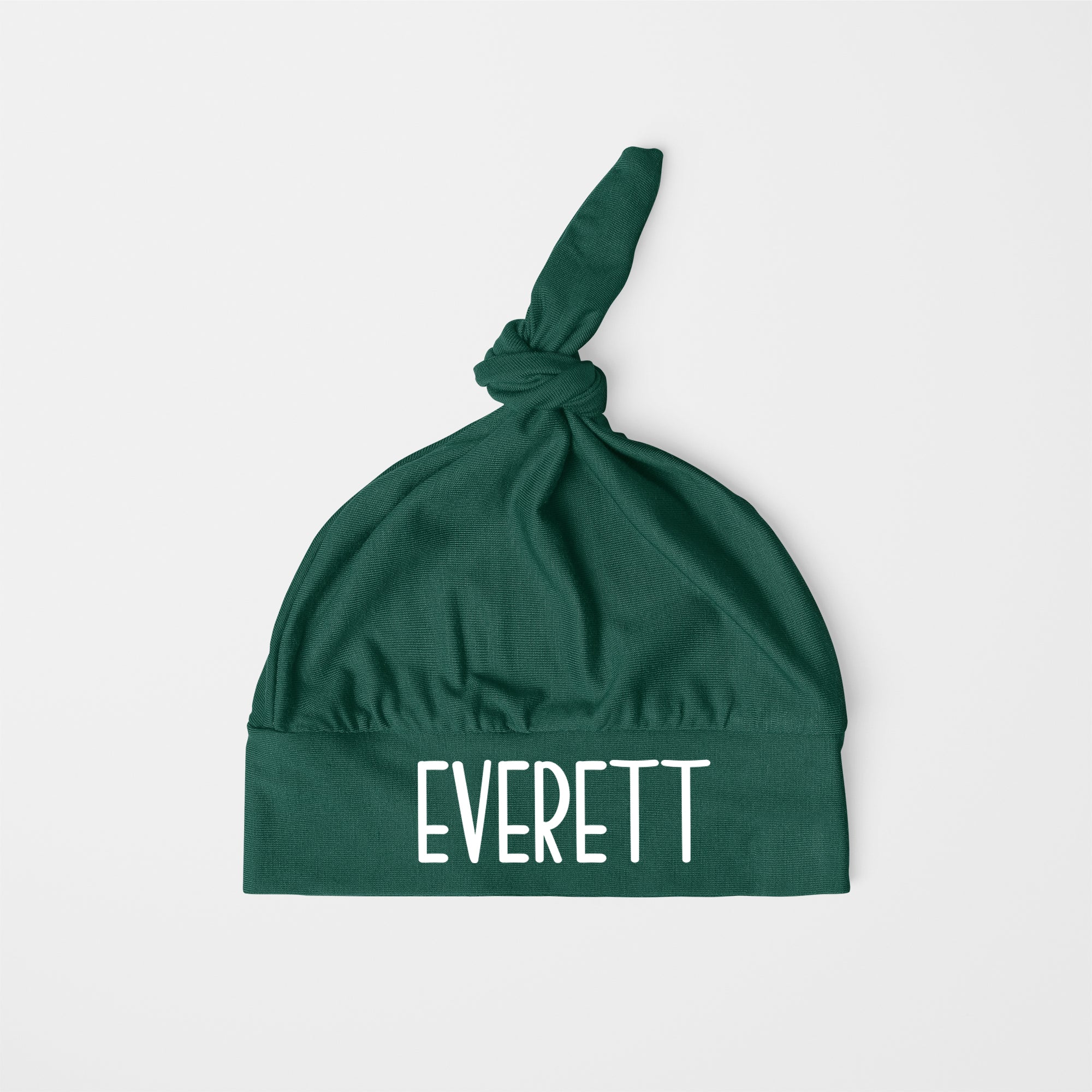 Personalized Knotted Hat in Mono Name