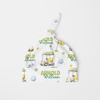 Personalized Knotted Hat in Country Club Cuties