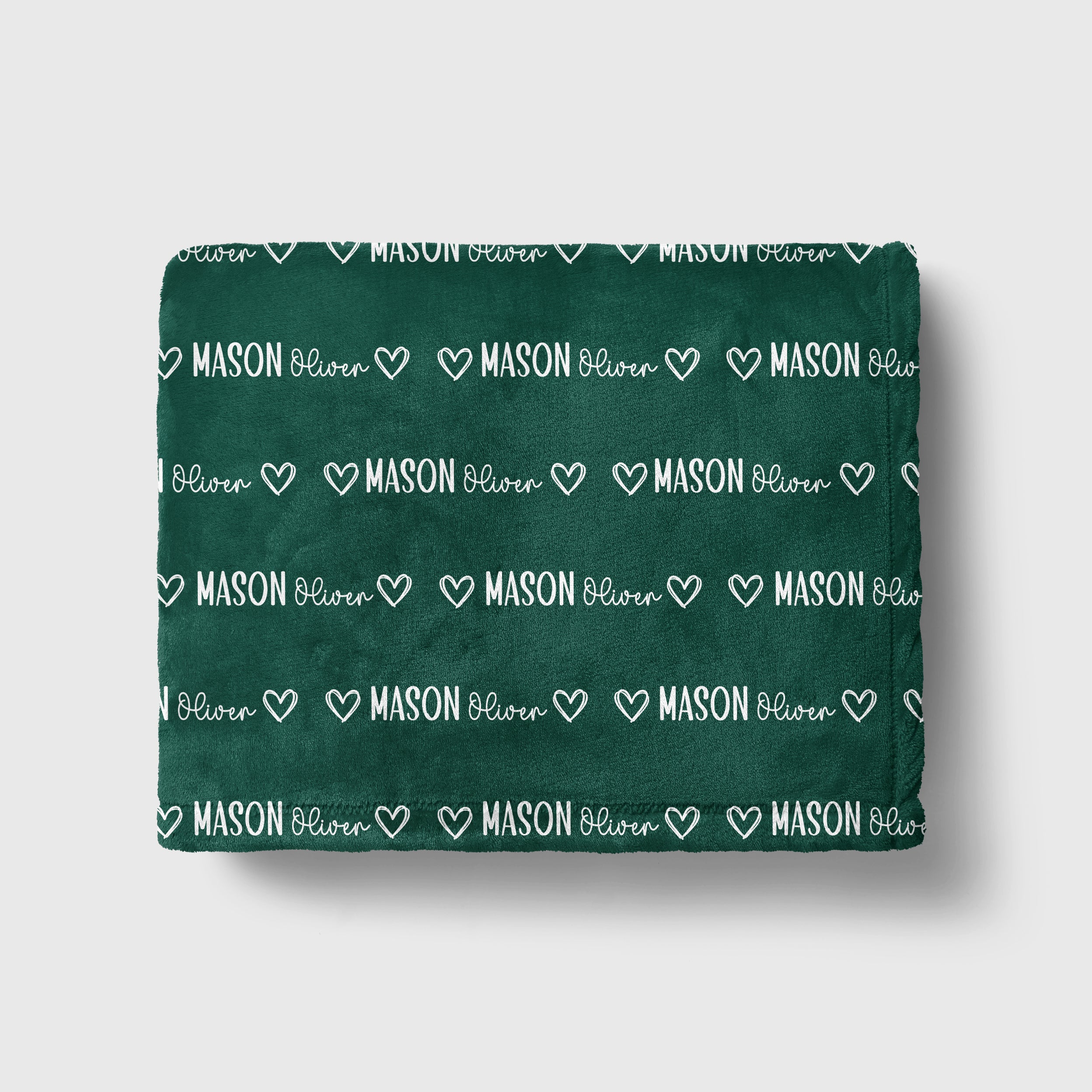 Personalized Blanket in Mono Name