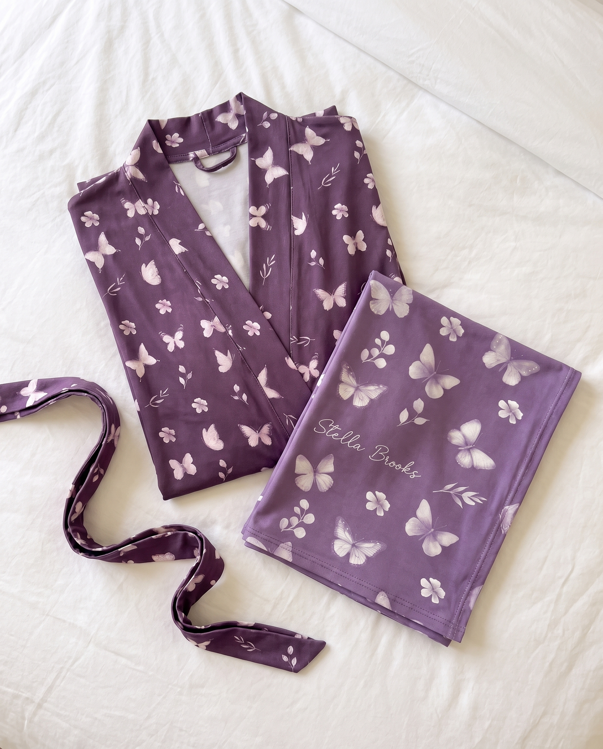 The First Hello Set in Plum Butterfly