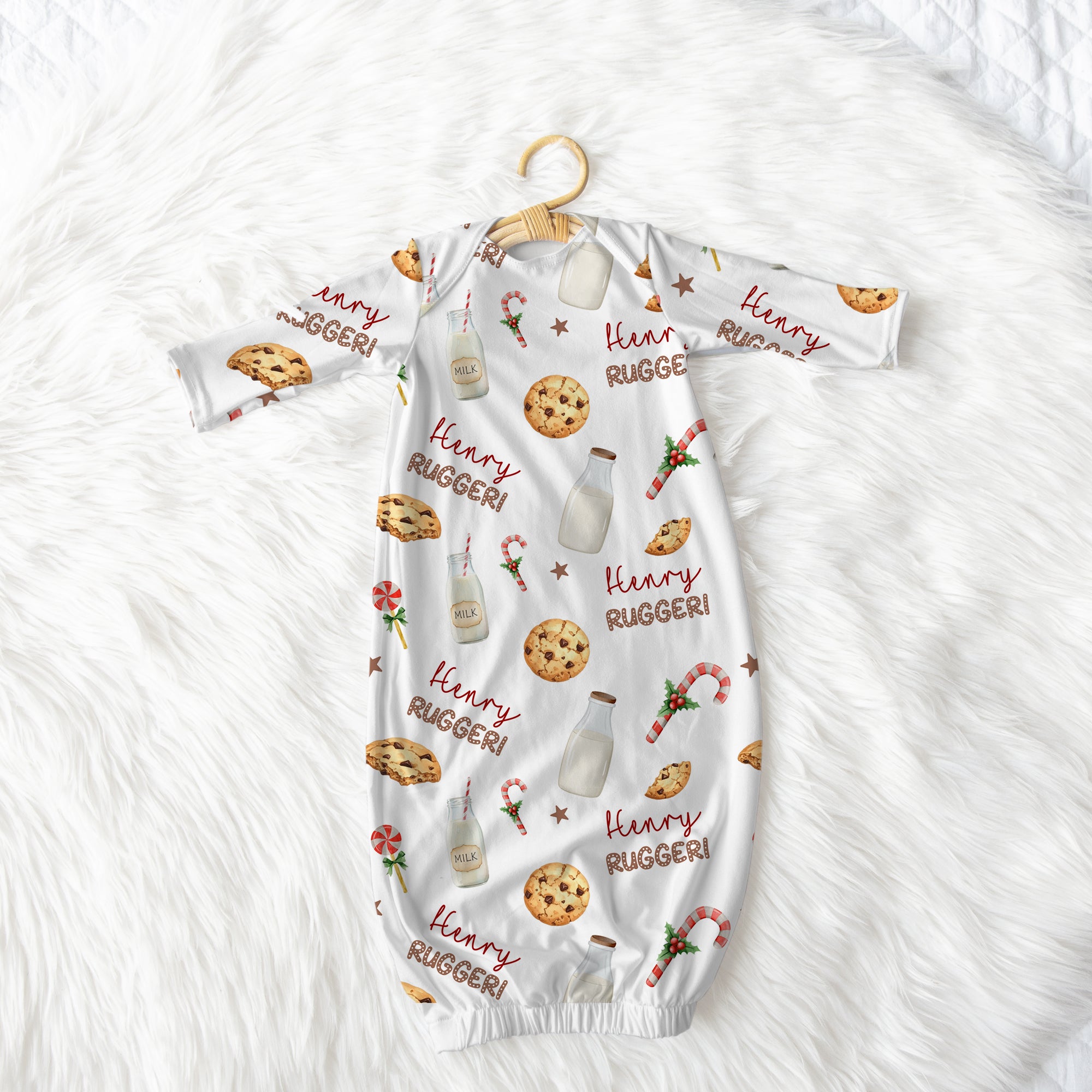Personalized Sleep Gown in Sweet Cookie
