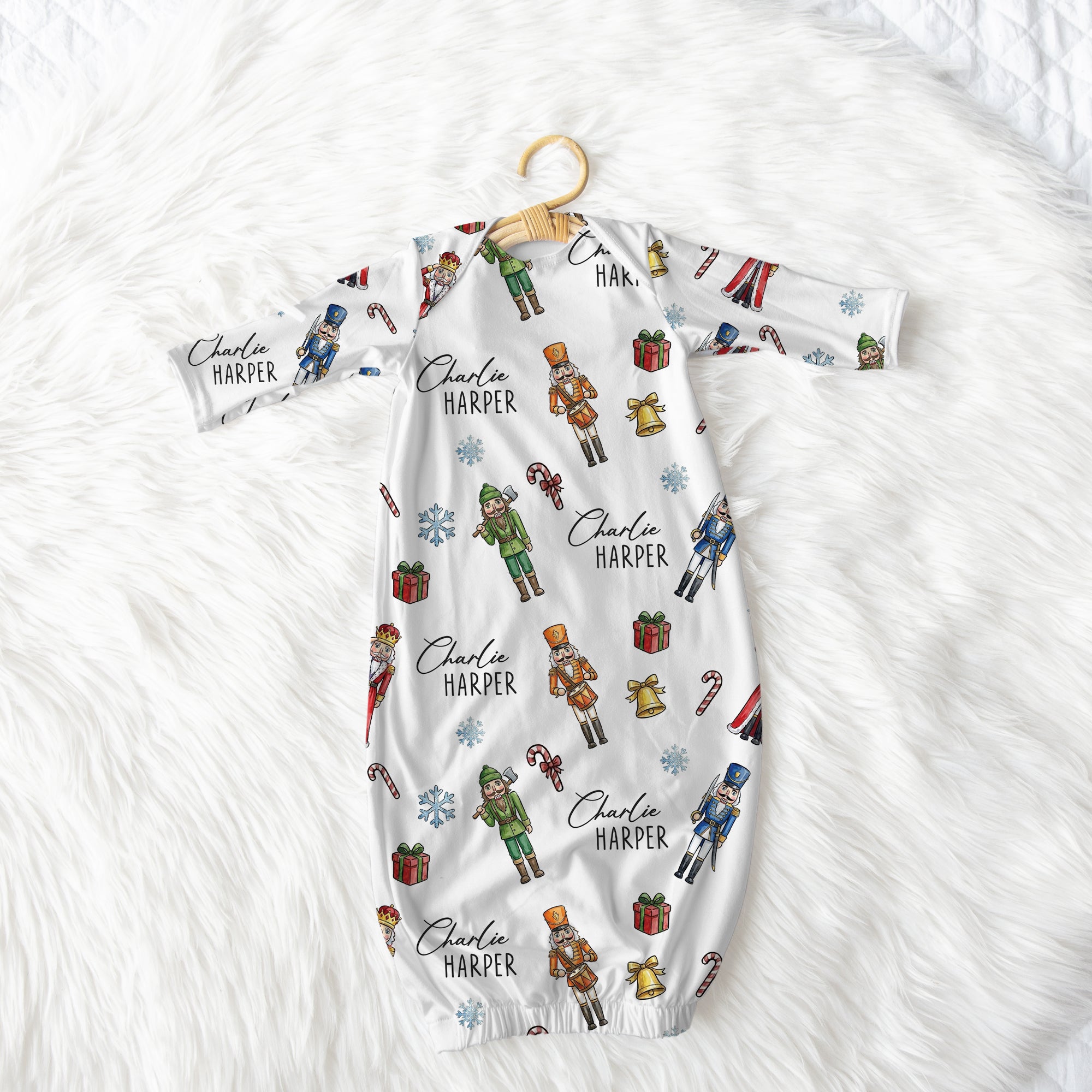 Personalized Sleep Gown in Nutcracker