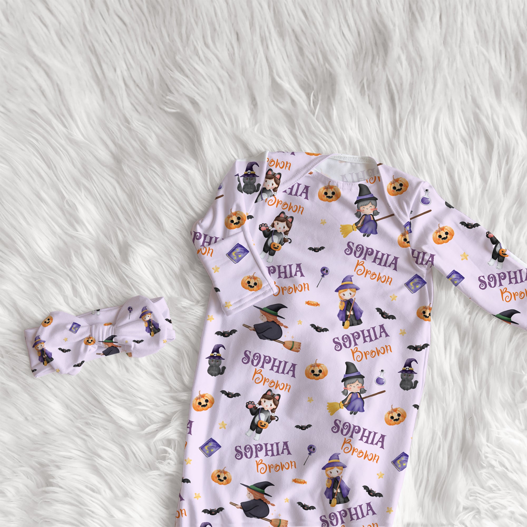 Personalized Sleep Gown in Dress-up Girl