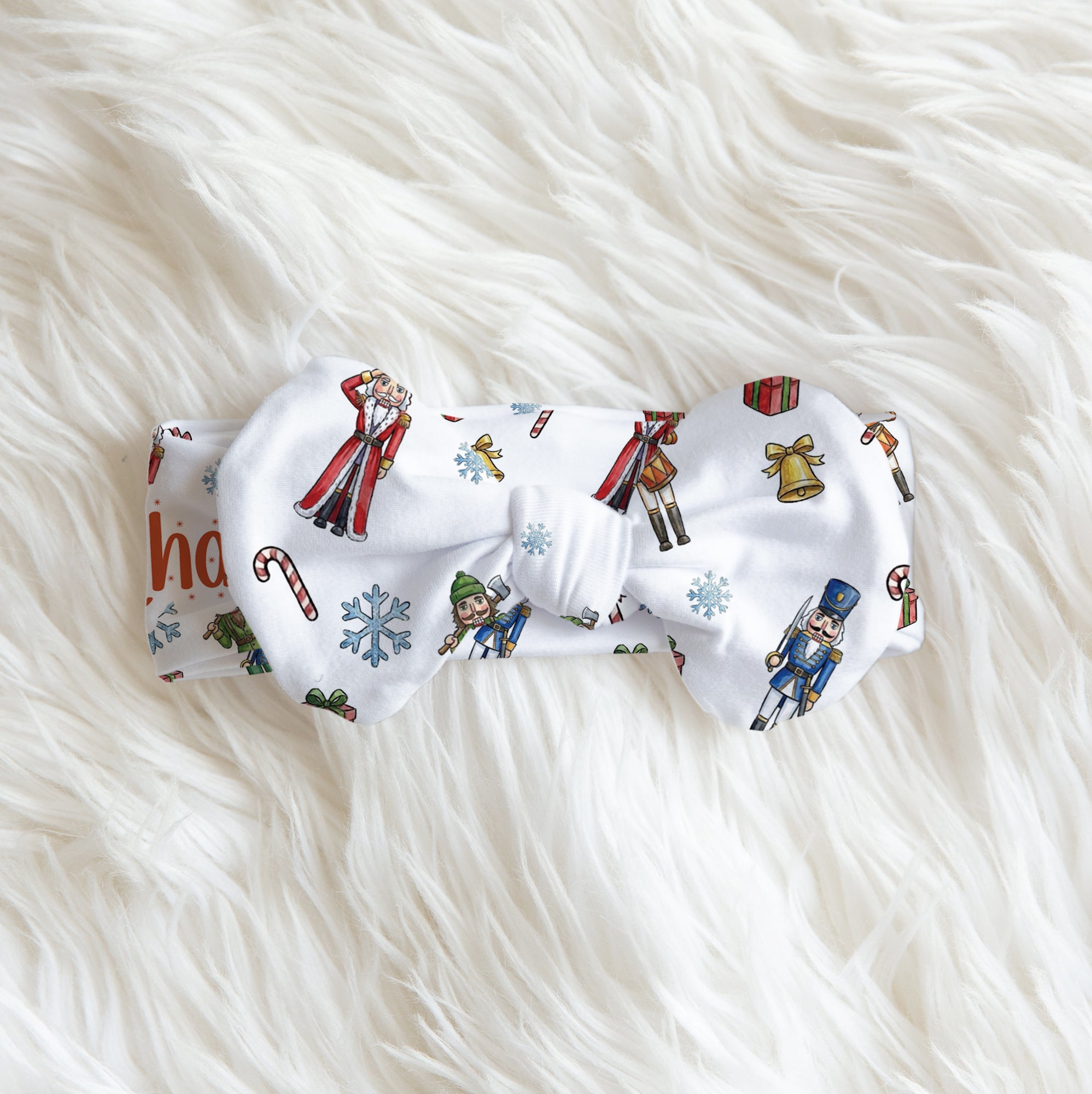 Nutcracker Personalized Bow Headband