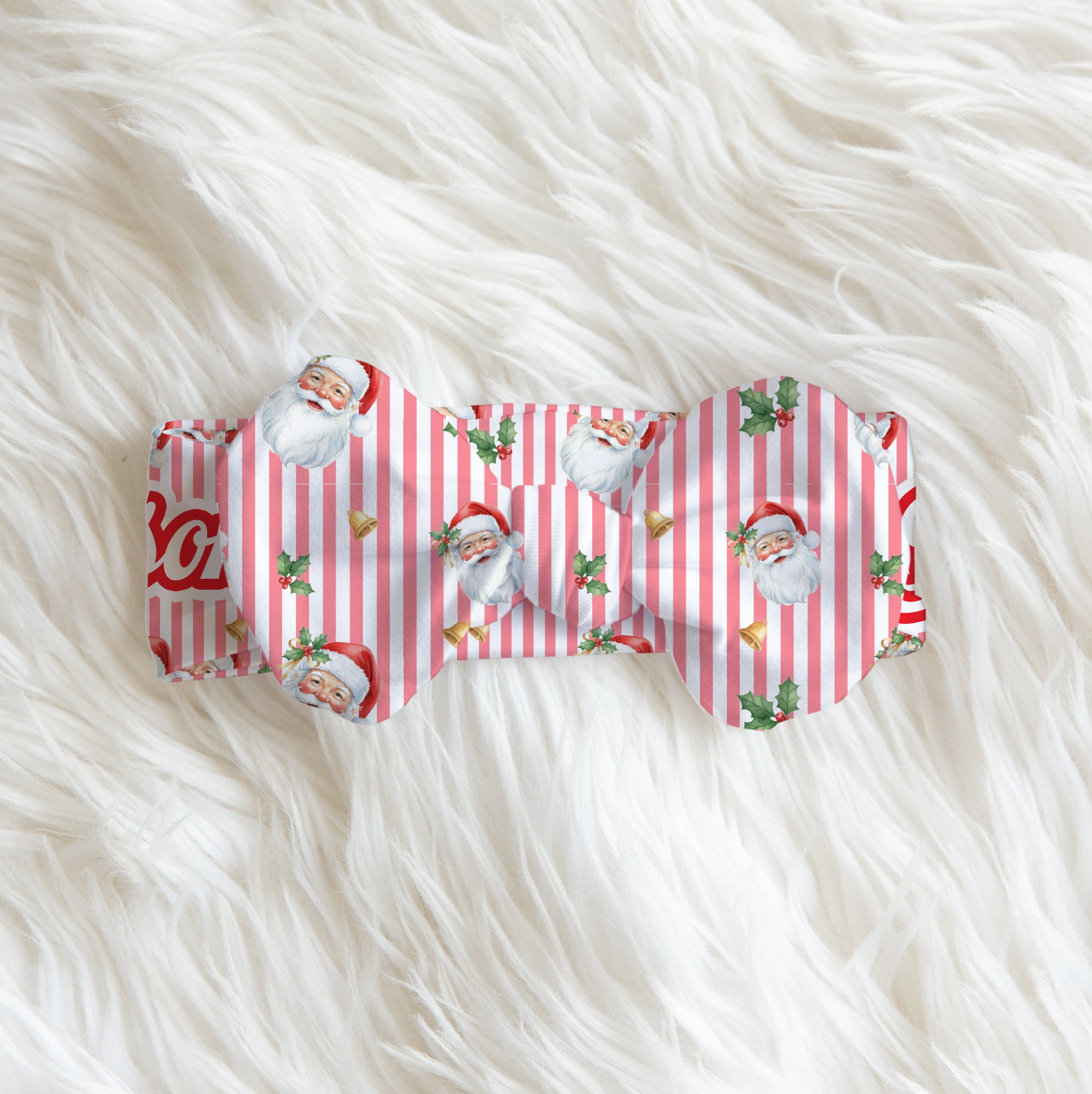 Santa Baby Personalized Bow Headband