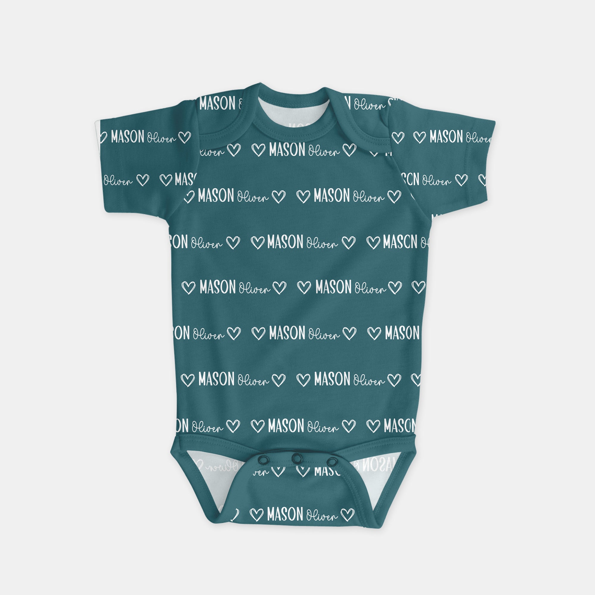 Personalized Bodysuit in Mono Name
