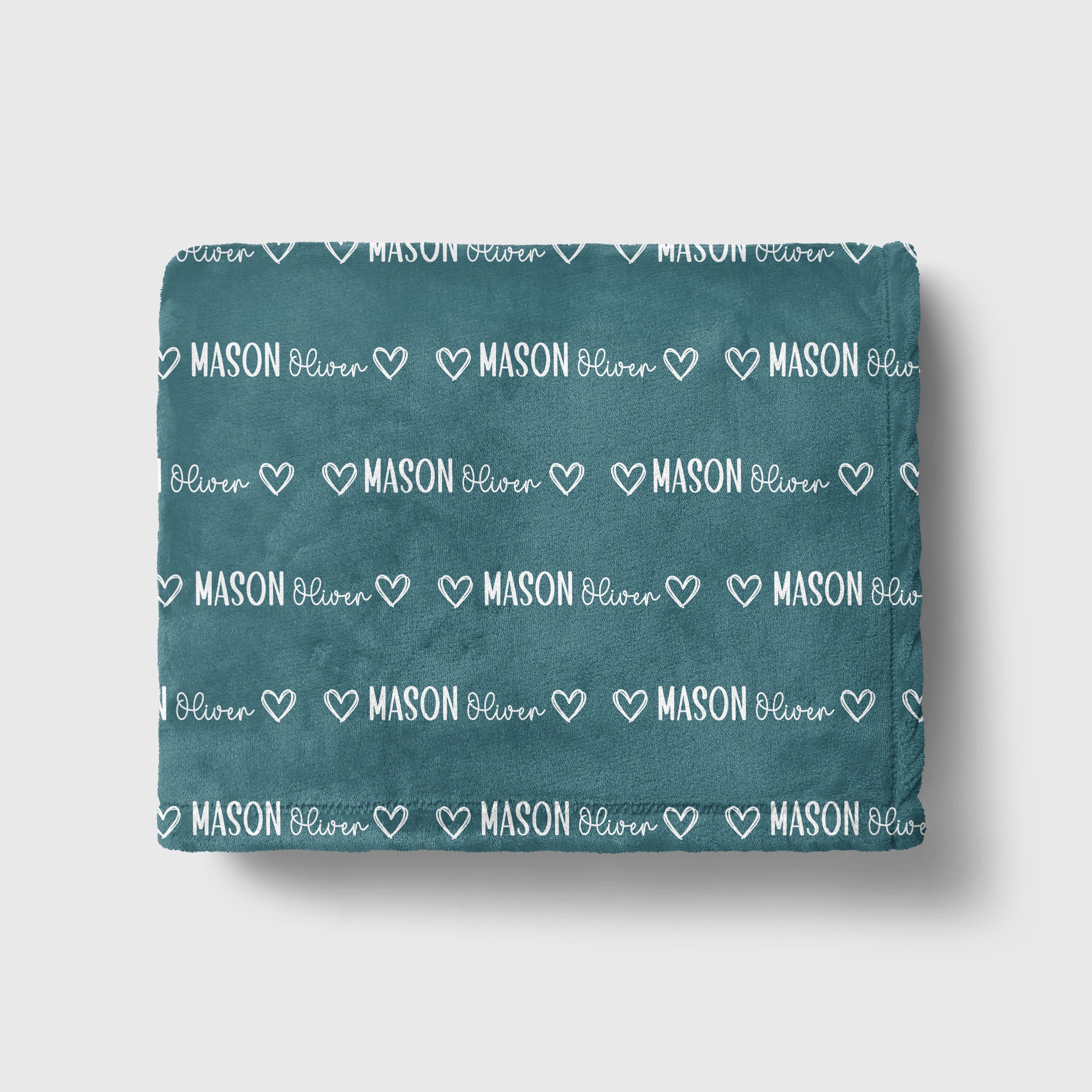 Personalized Blanket in Mono Name
