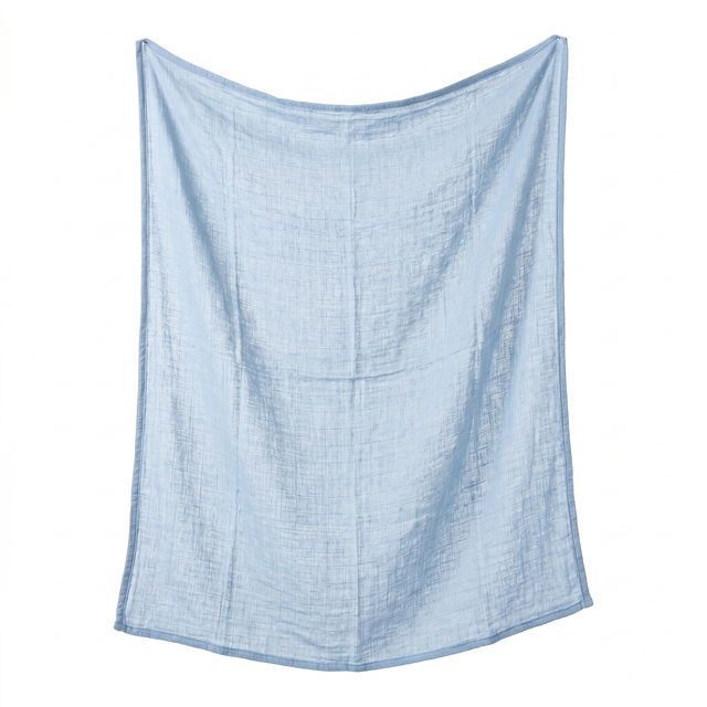 Muslin Swaddle in Light Blue