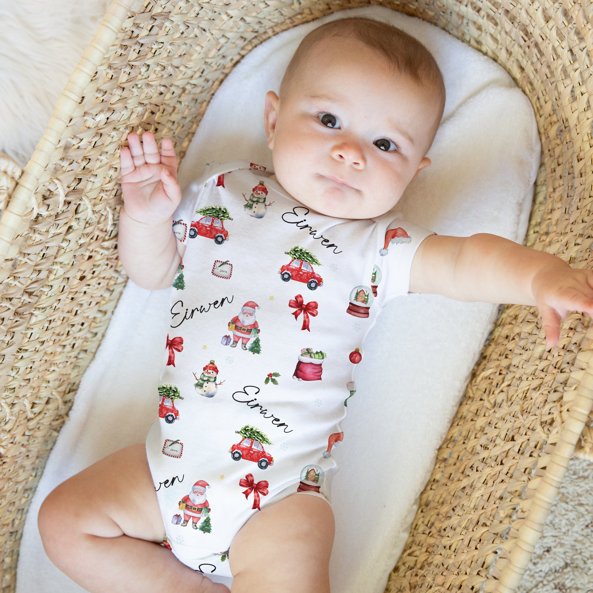 Personalized Graphic Bodysuit in Christmas Day