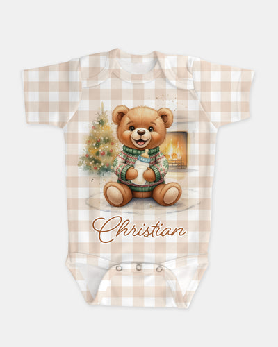 Personalized Bodysuit in Cozy Bear