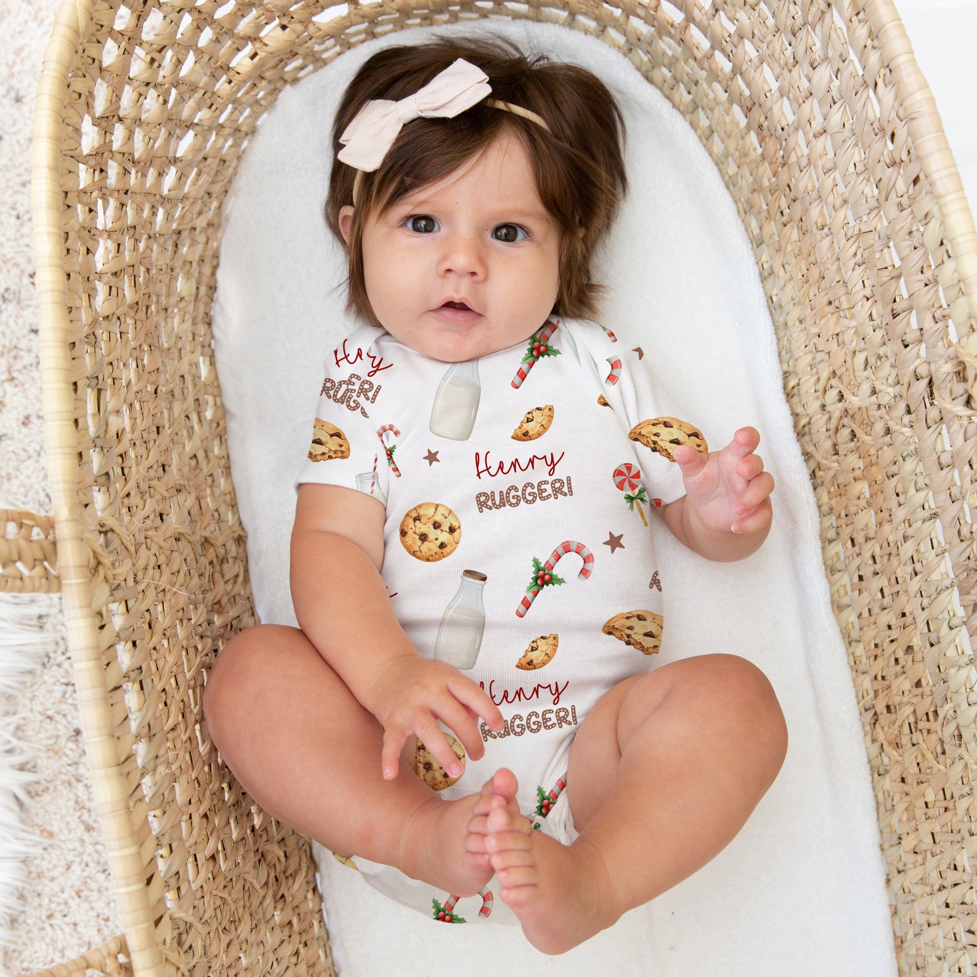Personalized Bodysuit in Sweet Cookie
