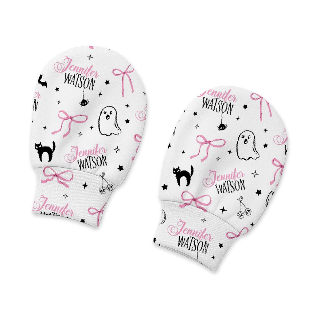 Boo Babes Personalized Baby Mittens