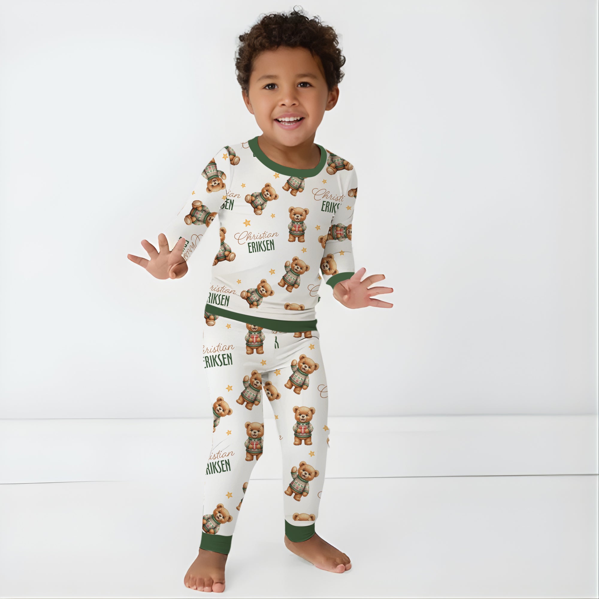 Personalized Pajama Set in Cozy Bear
