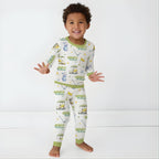 Personalized Baby Pajama Set in Country Club Cuties