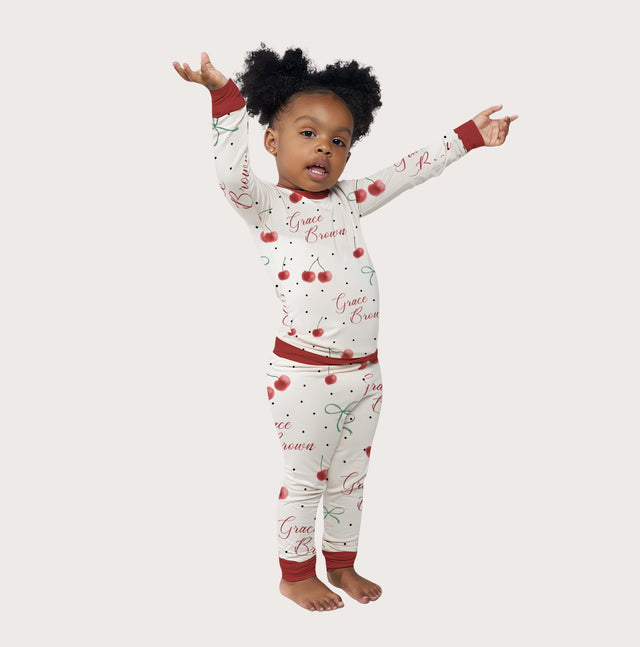 Personalized Baby Pajama Set in Cherished Baby