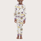 Personalized Baby Pajama Set in Wizard School