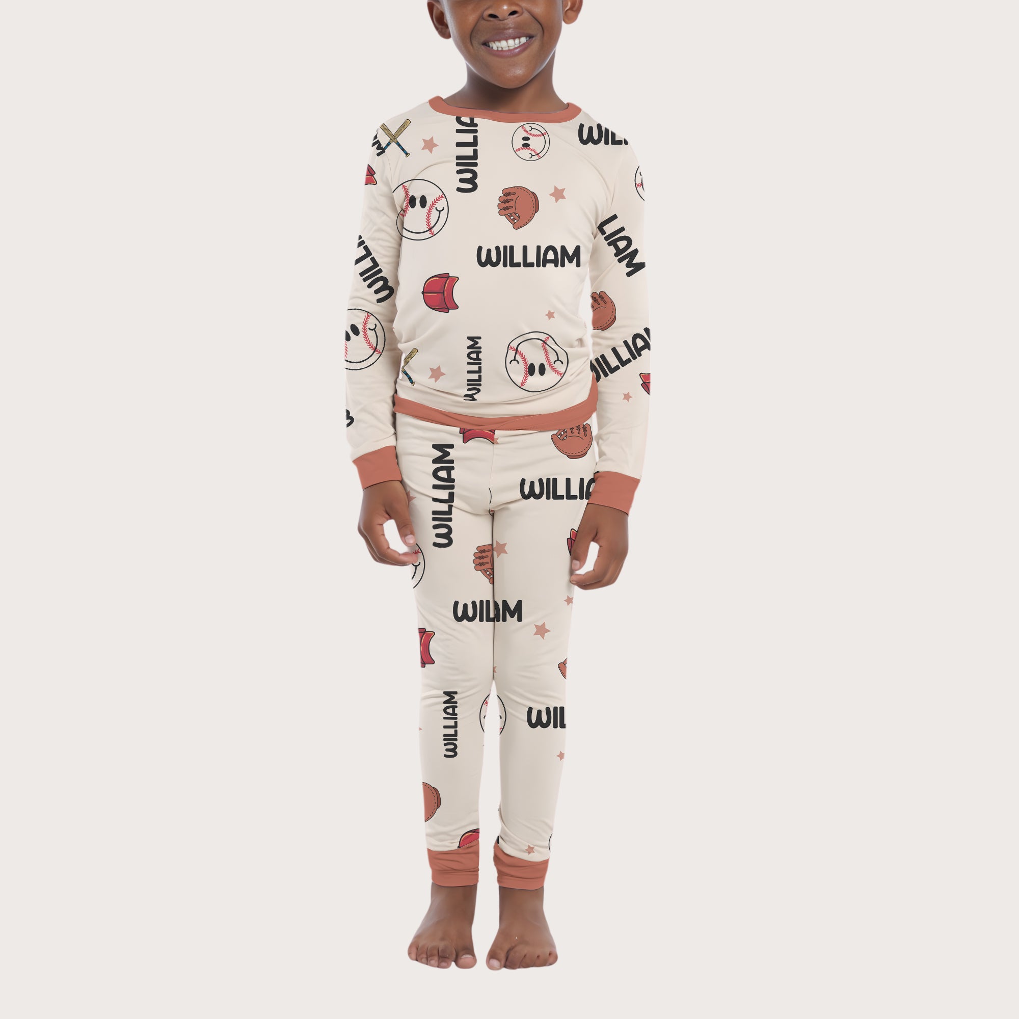 Baseball Personalized Pajama Set