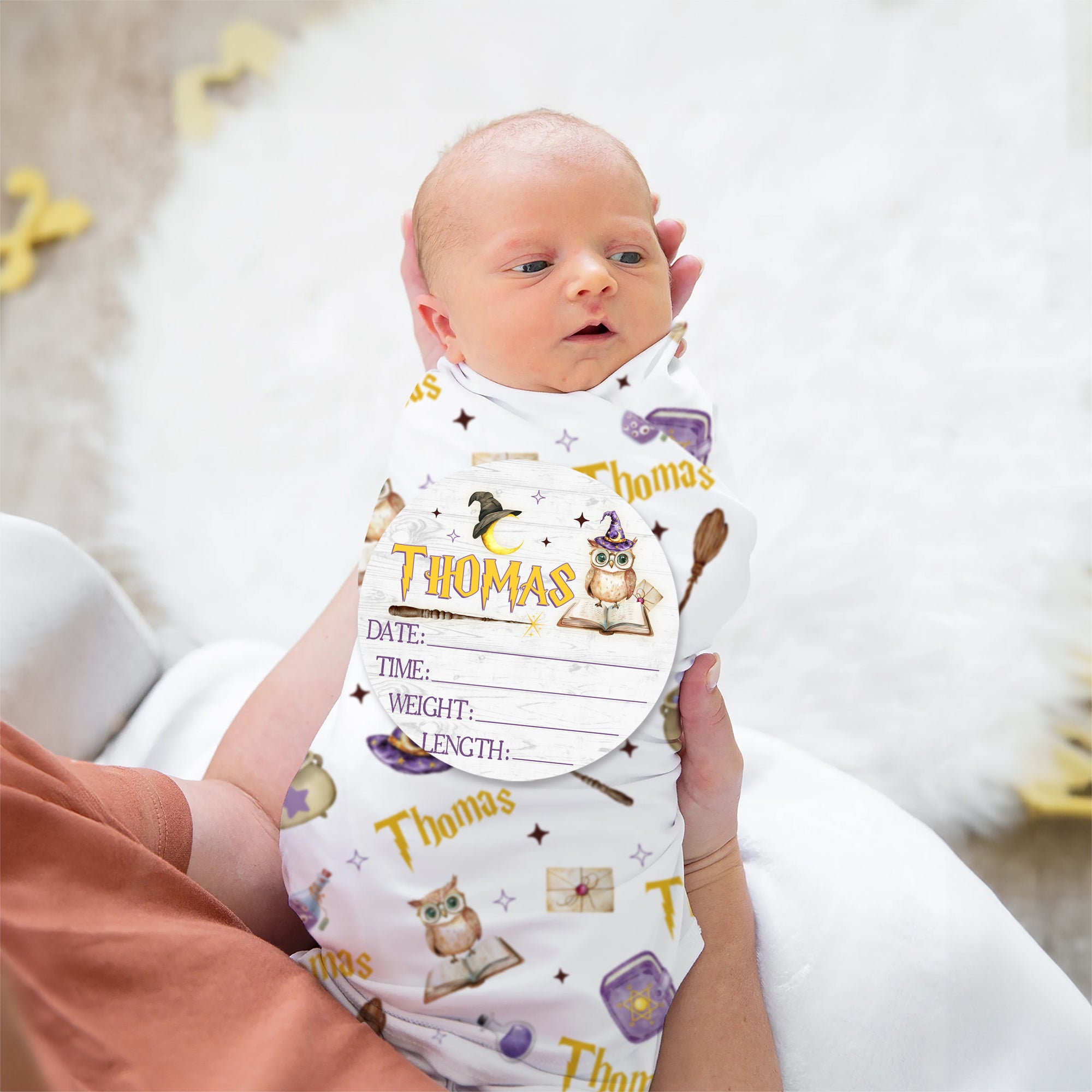 Personalized Wood Sign in Wizard School