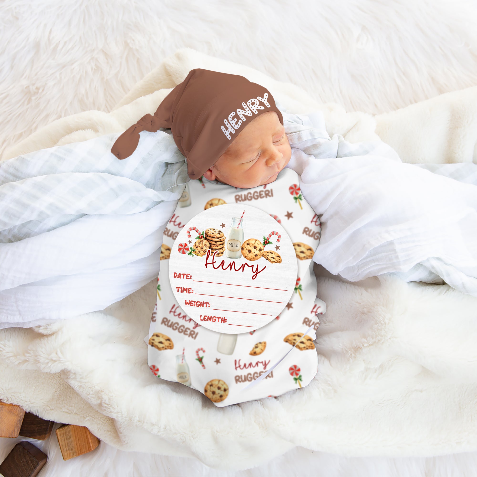 Personalized Wood Sign in Sweet Cookie