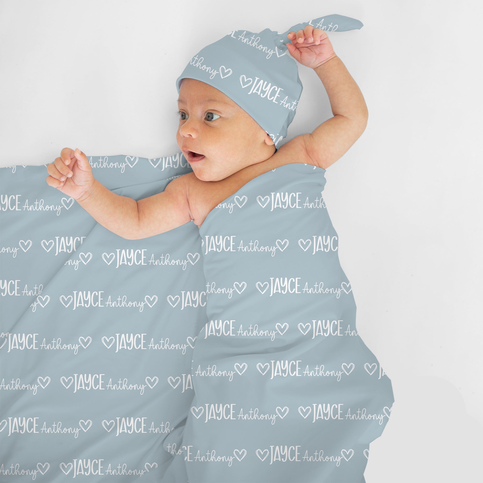 Personalized Swaddle in Mono Name