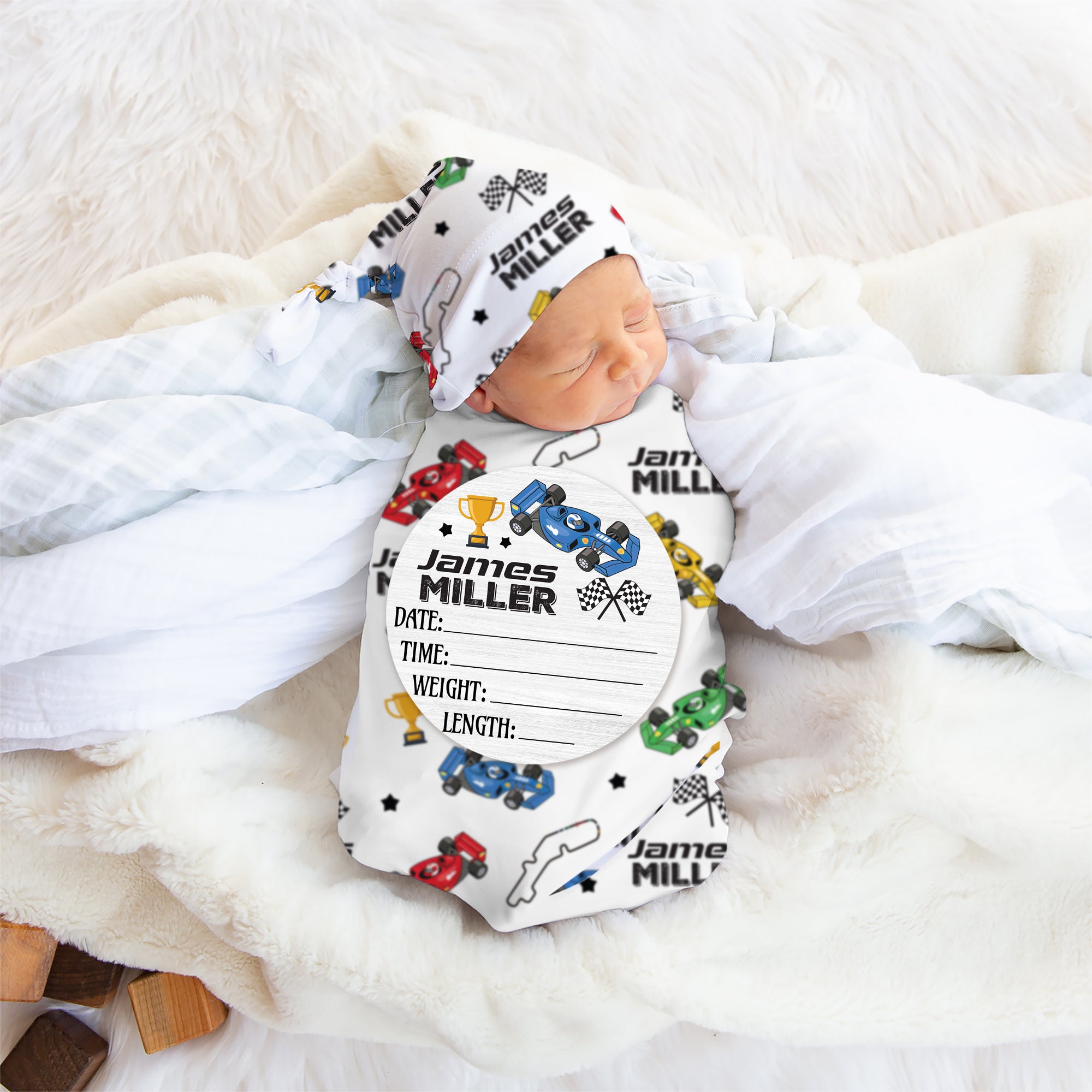 Personalized Wood Sign in Pit Crew