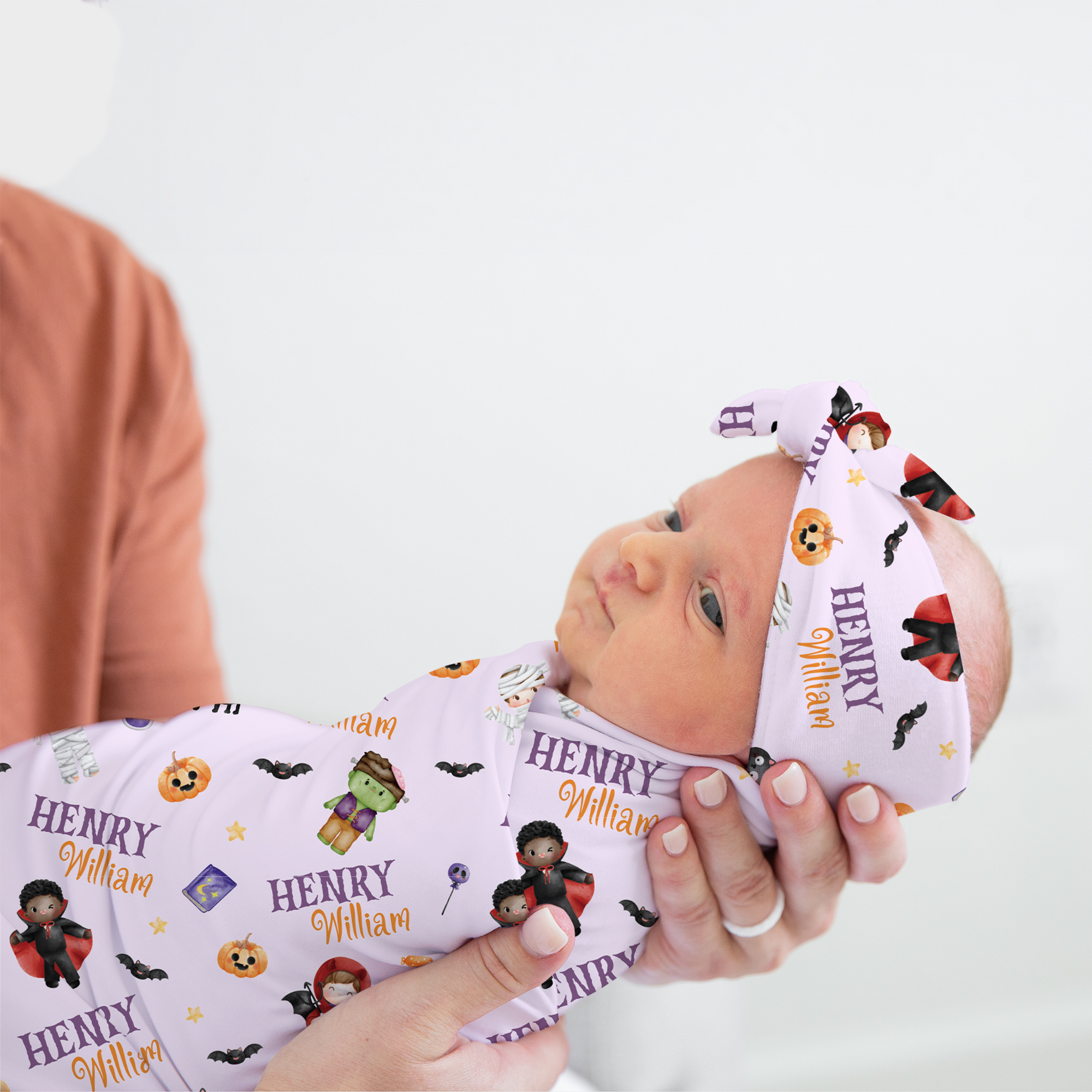 Personalized Knotted Headband in Dress-up Babe