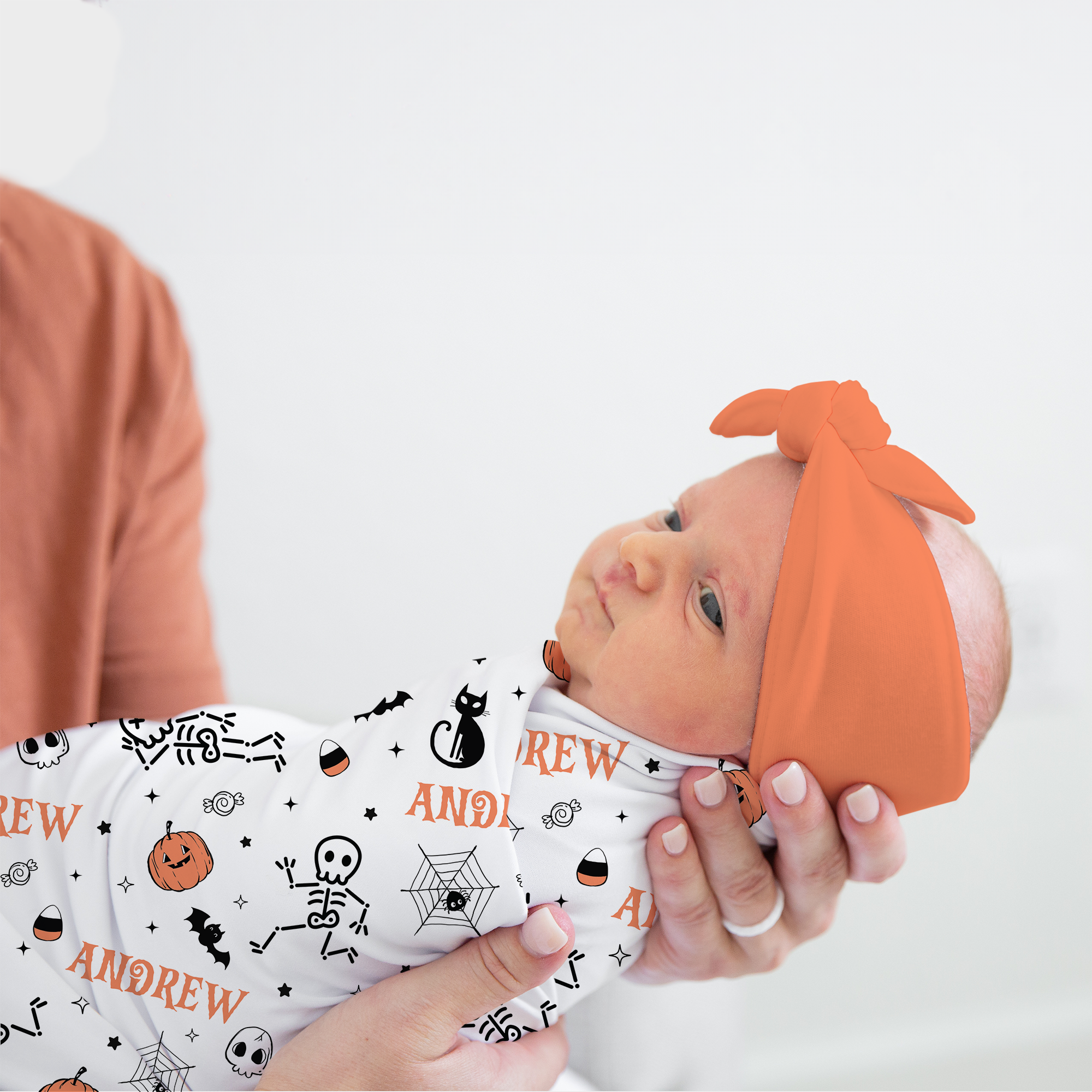 Personalized Swaddle in Bony Boo