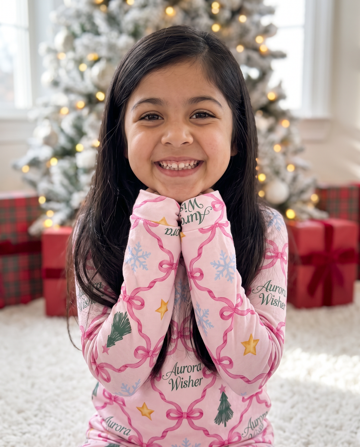 Personalized Two Piece Pajama Set in North Star