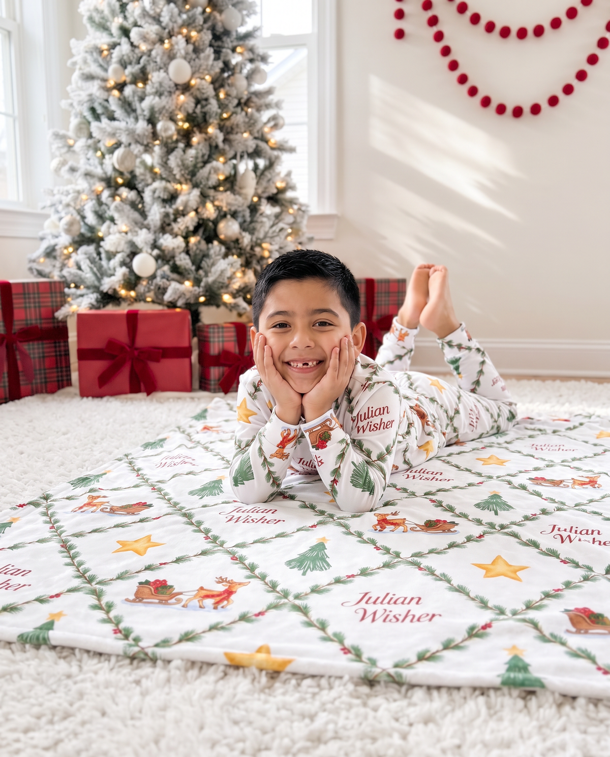 Personalized Blanket in North Trail