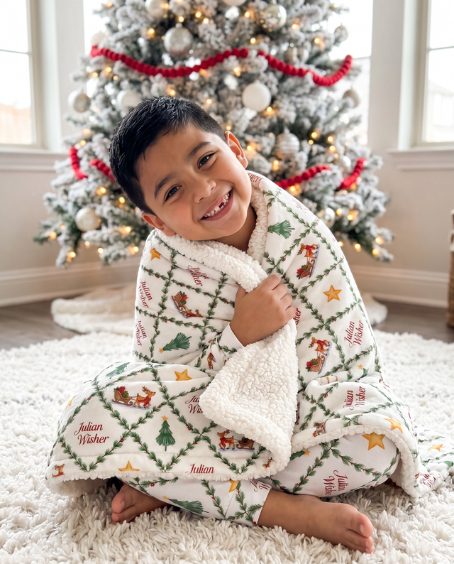 Personalized Blanket in North Trail