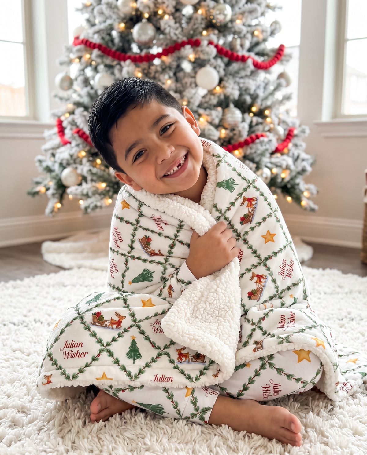 Personalized Blanket in North Trail