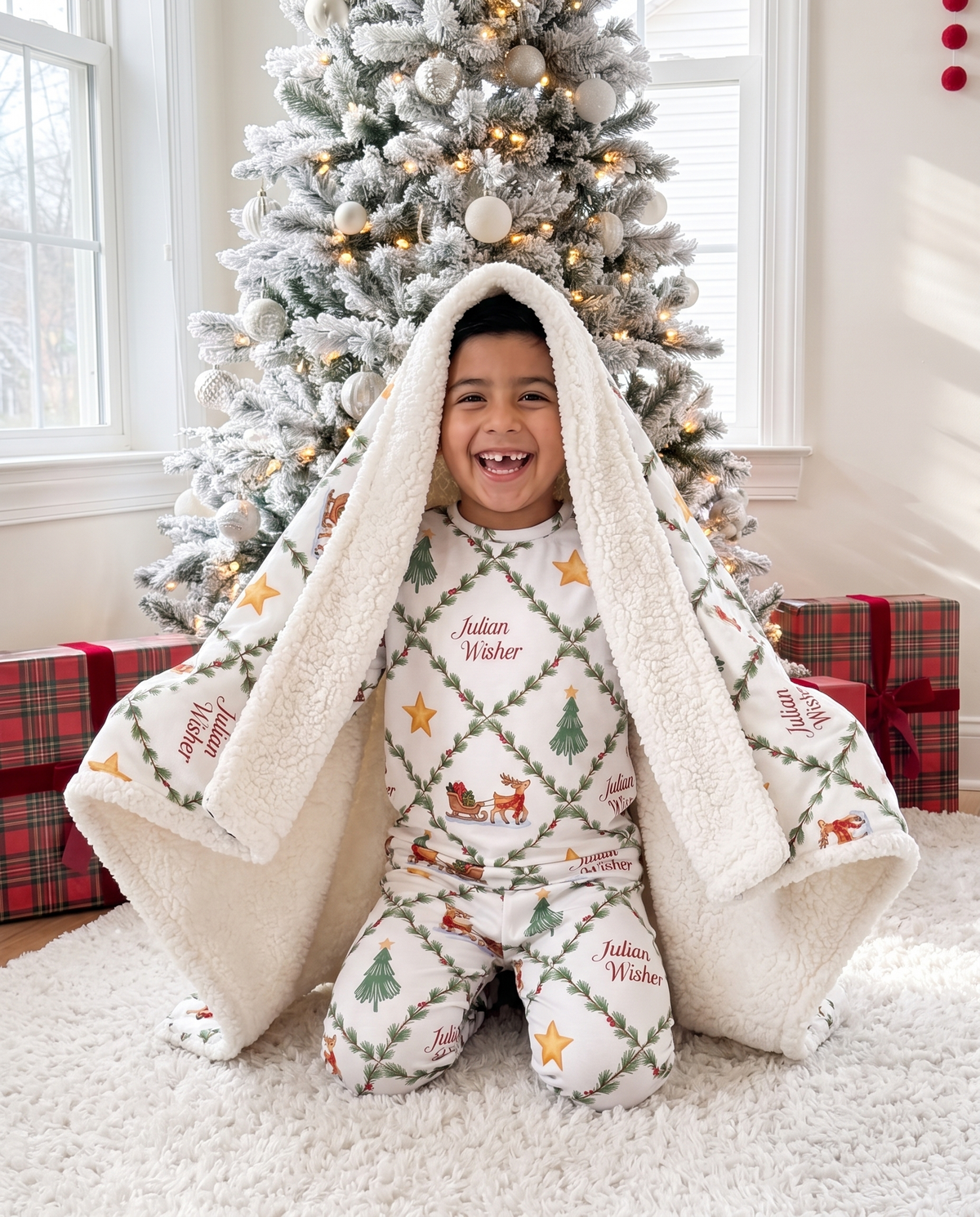 Personalized Blanket in North Trail