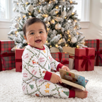 Personalized Long-sleeved Snap Romper in North Trail