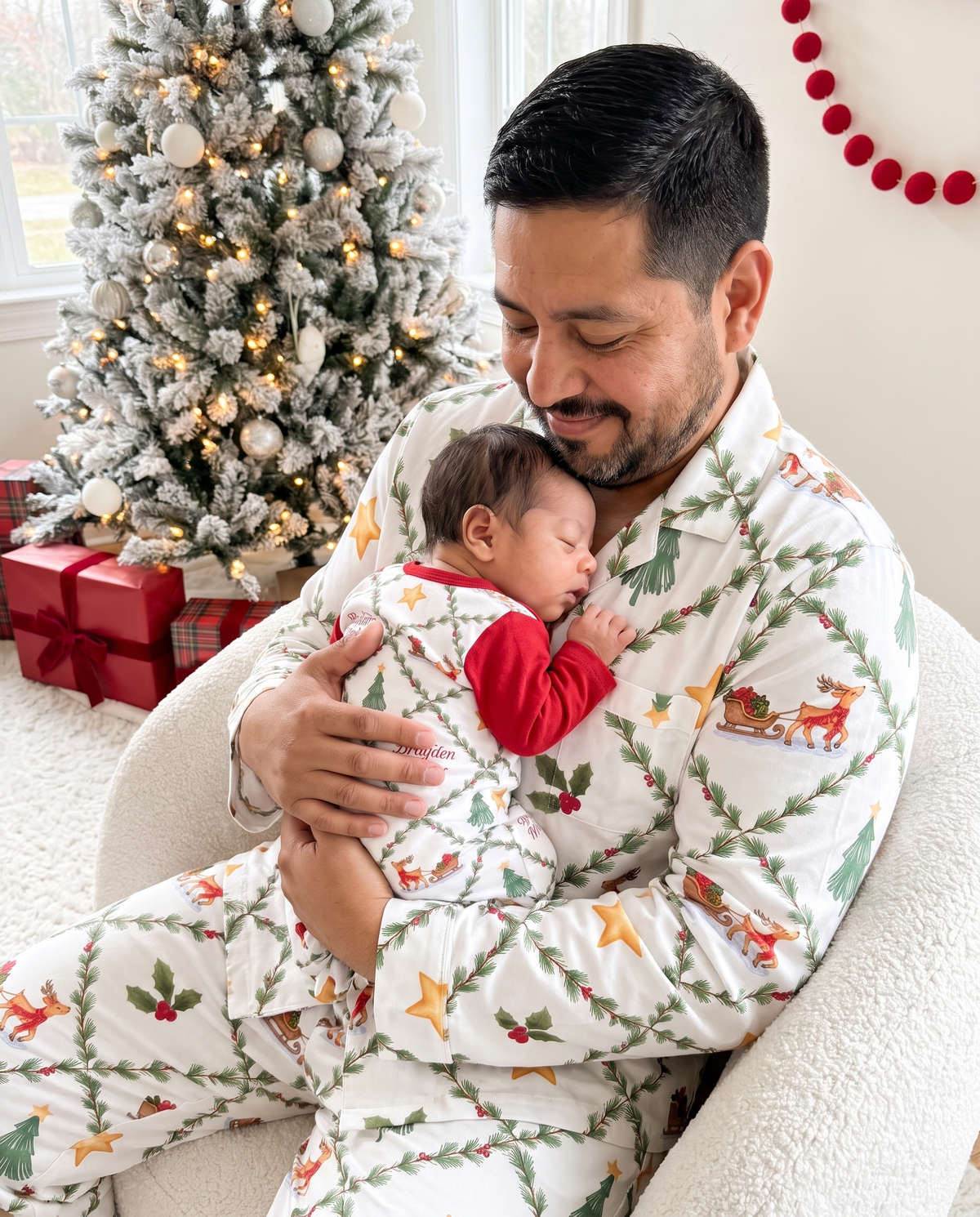 Long Sleeved Men Pajama Set in North Trail