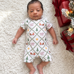 Personalized Snap Romper in North Trail