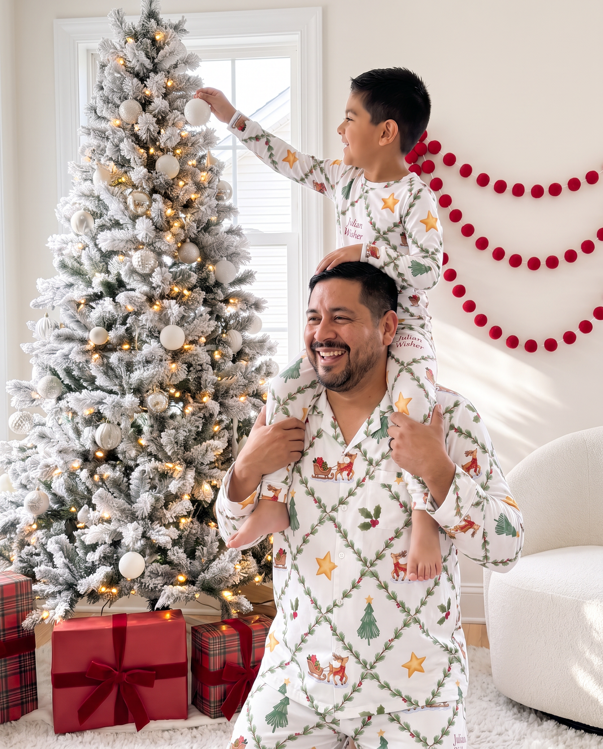 Personalized Two Piece Pajama Set in North Trail