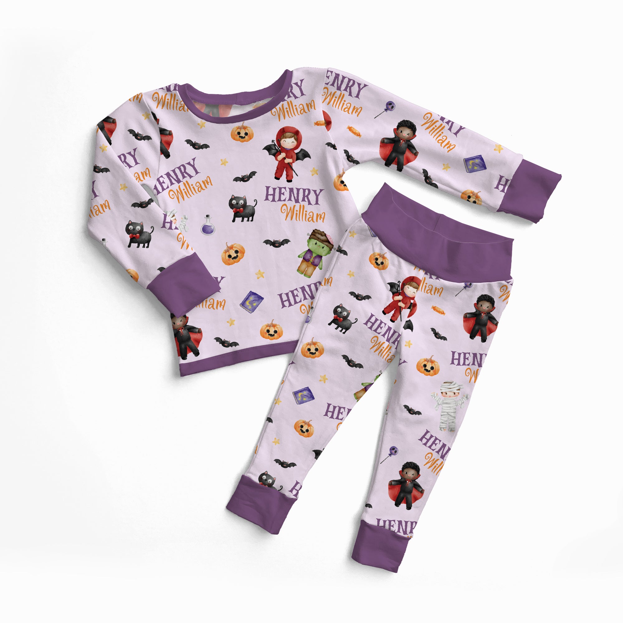 Personalized Pajama Set in Dress-up Boy