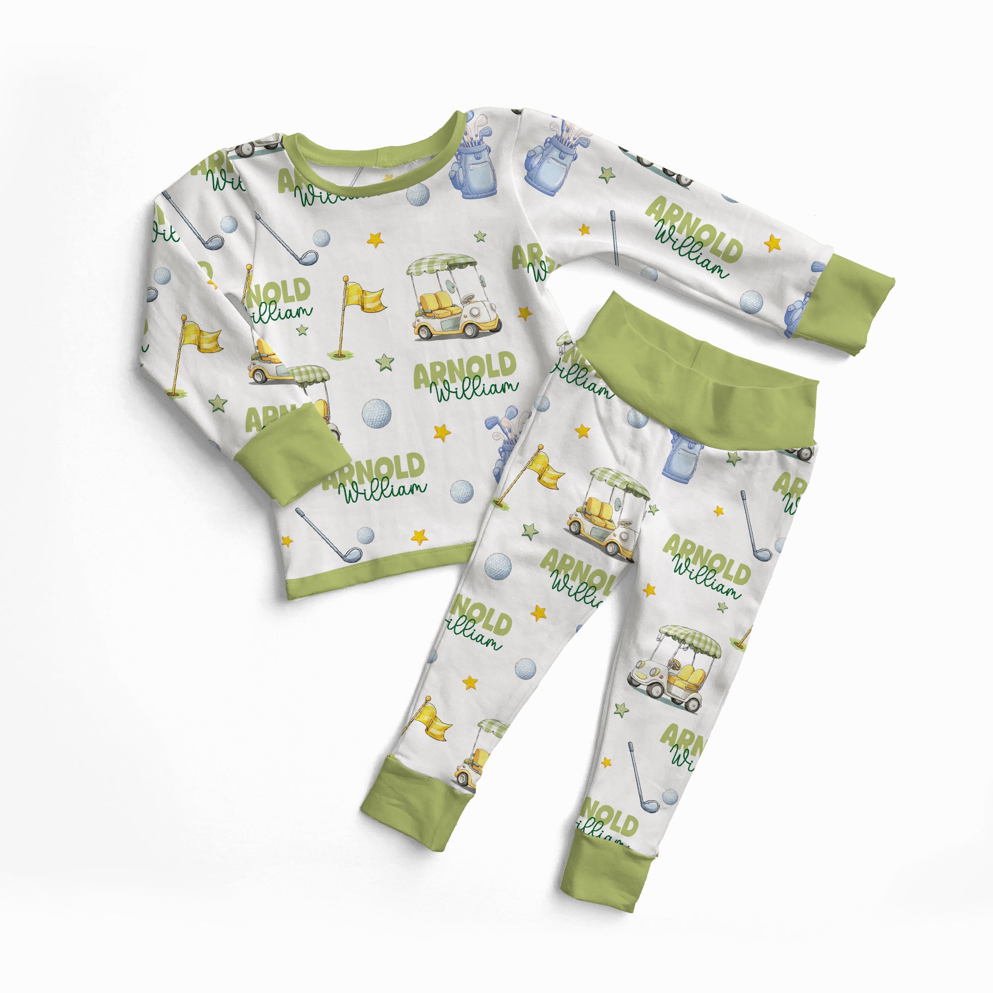 Personalized Pajama Set in Country Club Cuties