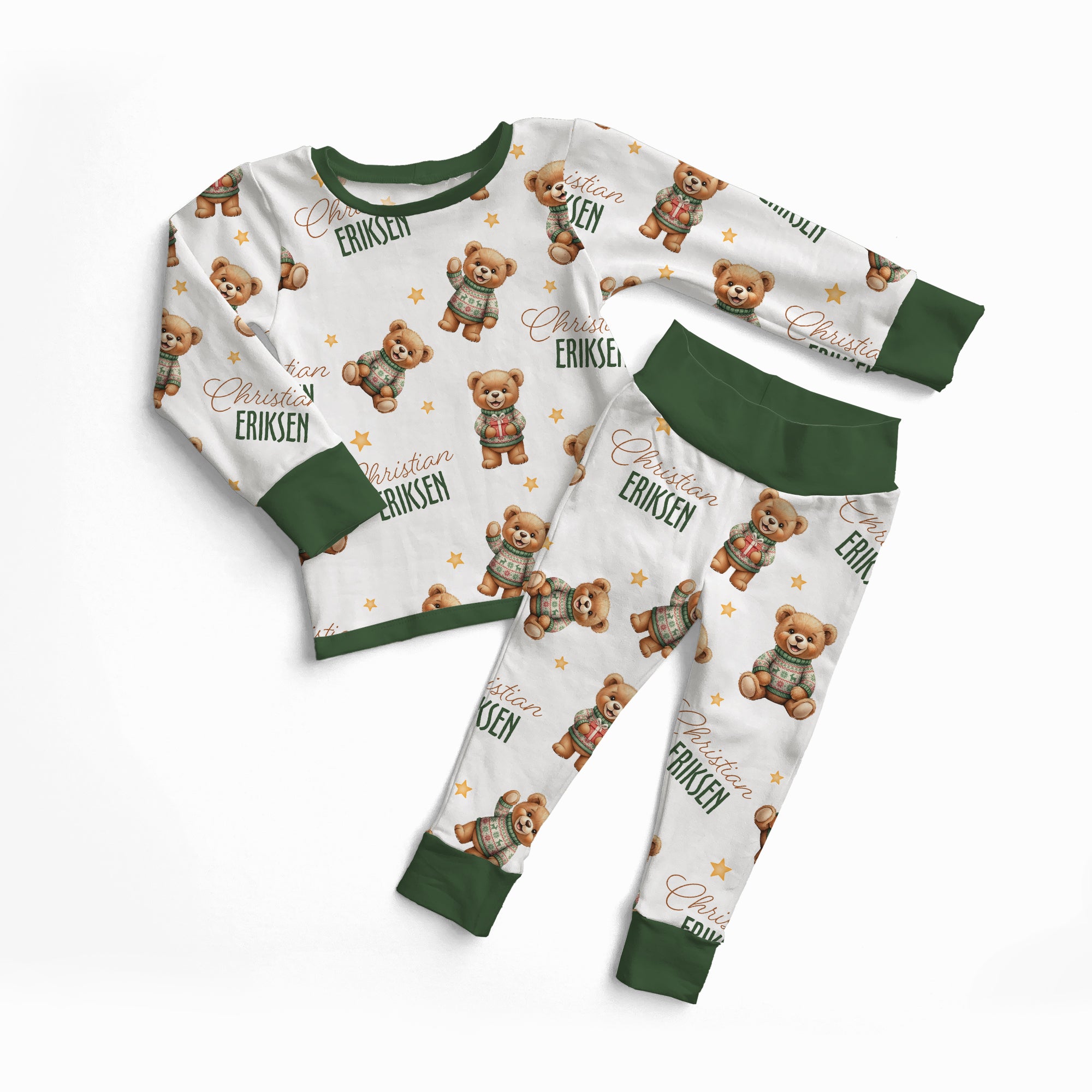 Personalized Pajama Set in Cozy Bear