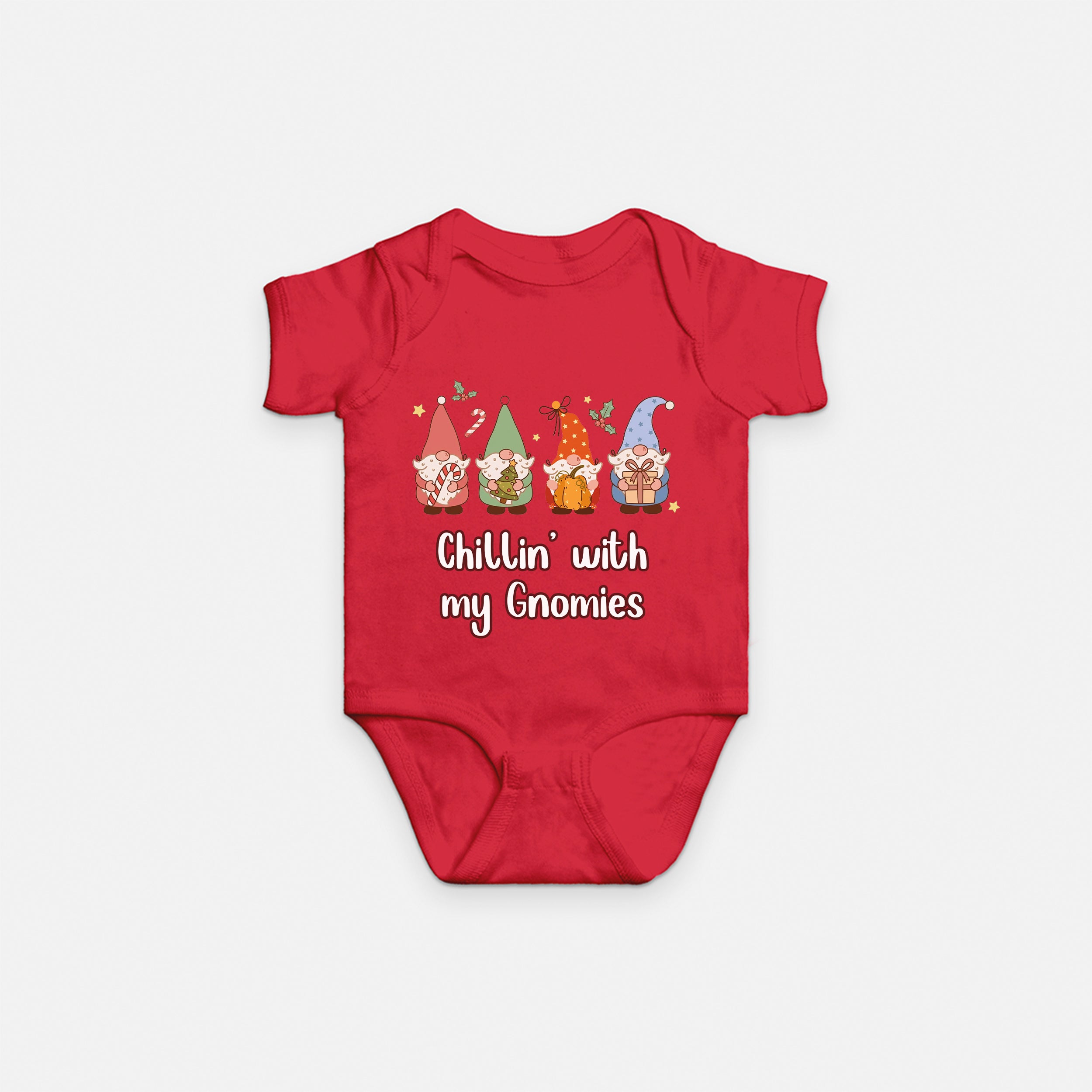 Graphic Bodysuit in Chillin' with my Gnomies