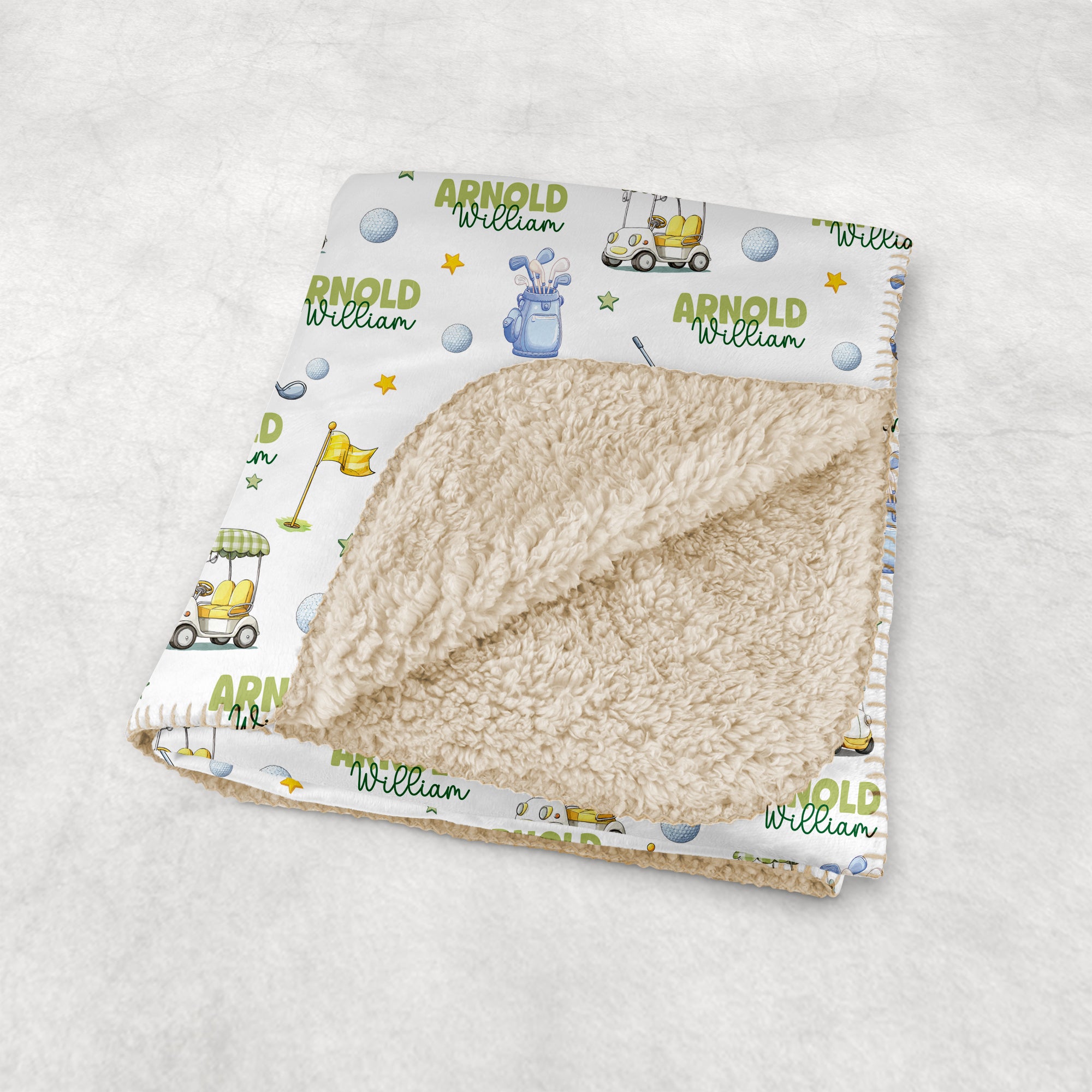 Personalized Blanket in Country Club Cuties