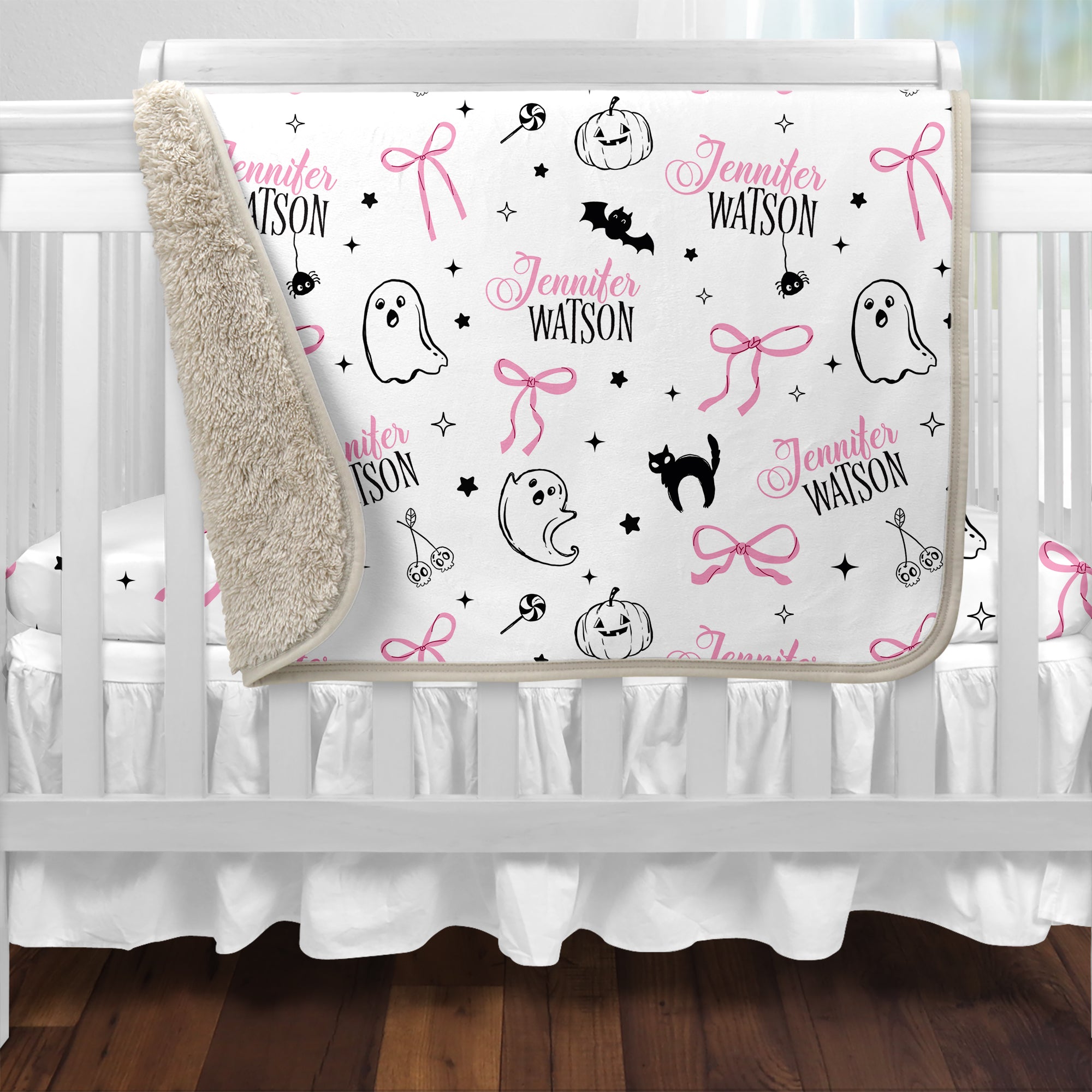 Personalized Blanket in Boo Babes