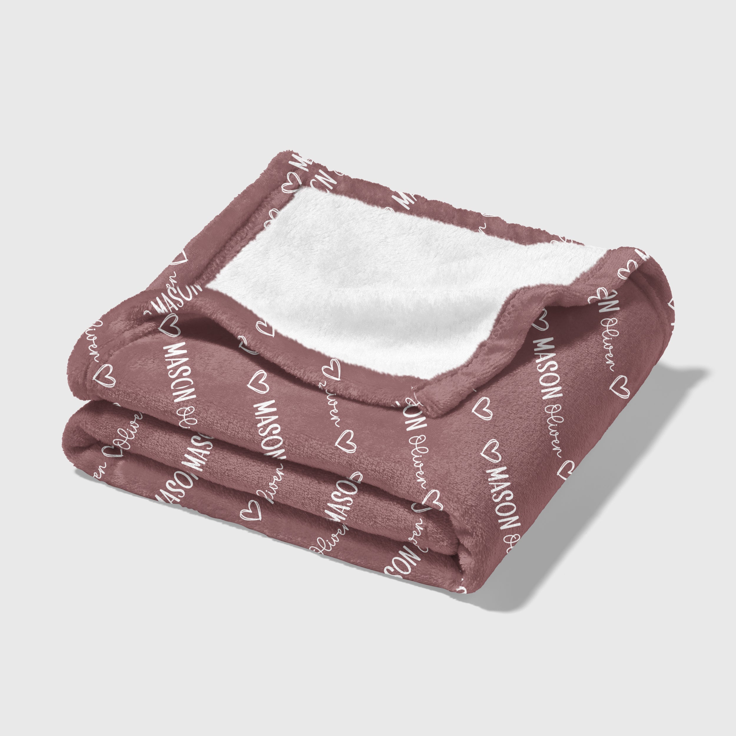 Personalized Blanket in Mono Name